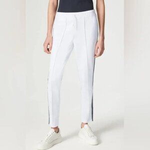 BOGNER FIRE+ICE Thea3 pants White Track Pants with Stripe Detail Women's Large